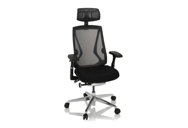 hjh OFFICE Drehstuhl High End Bürostuhl INSPERO Stoff/Netzstoff (1 St), Profi Schreibtischstuhl ergonomisch, Chefsessel höhenverstellbar von hjh OFFICE