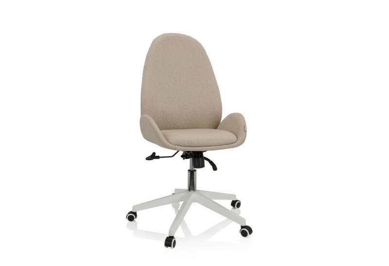 hjh OFFICE Drehstuhl Home Office Bürostuhl AVEA I Stoff mit Armlehnen (1 St), Schreibtischsessel, Drehbarer Schreibtischstuhl von hjh OFFICE