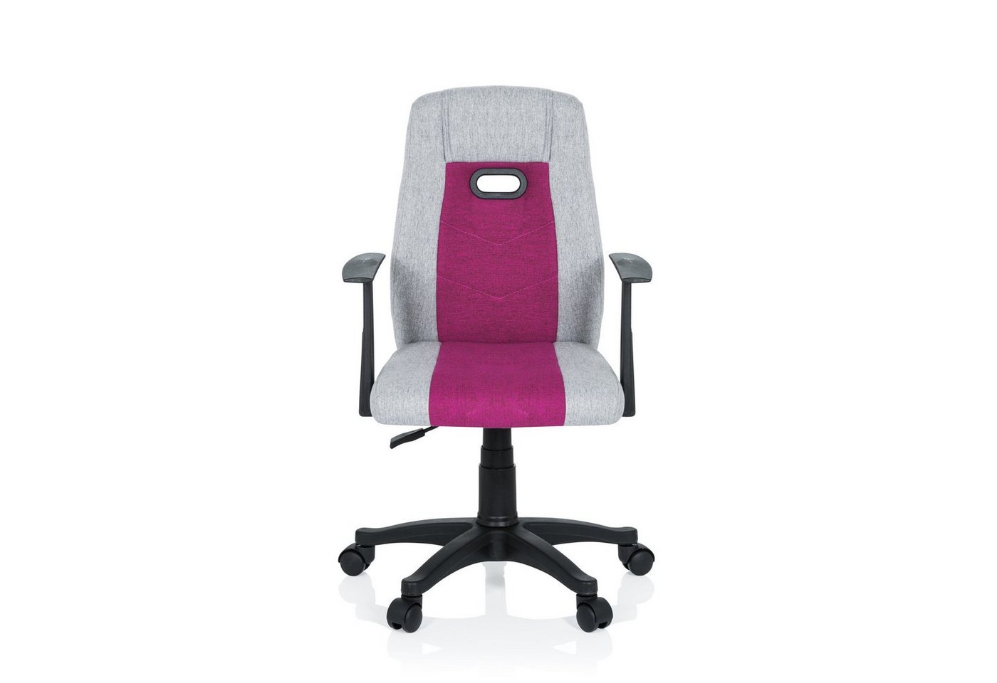 hjh OFFICE Drehstuhl Kinderdrehstuhl KIDDY EXTRA Stoff mit Armlehnen (1 St), mitwachsend, ergonomisch von hjh OFFICE