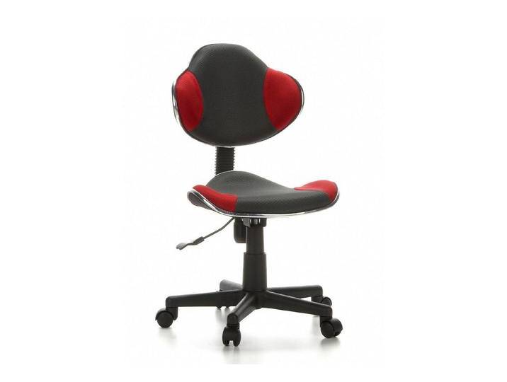 hjh OFFICE Drehstuhl Kinderdrehstuhl KIDDY GTI-2 Stoff ohne Armlehnen (1 St), Kinder Bürostuhl mitwachsend, ergonomisch, blau grau rot, Grau/Rot von hjh-OFFICE