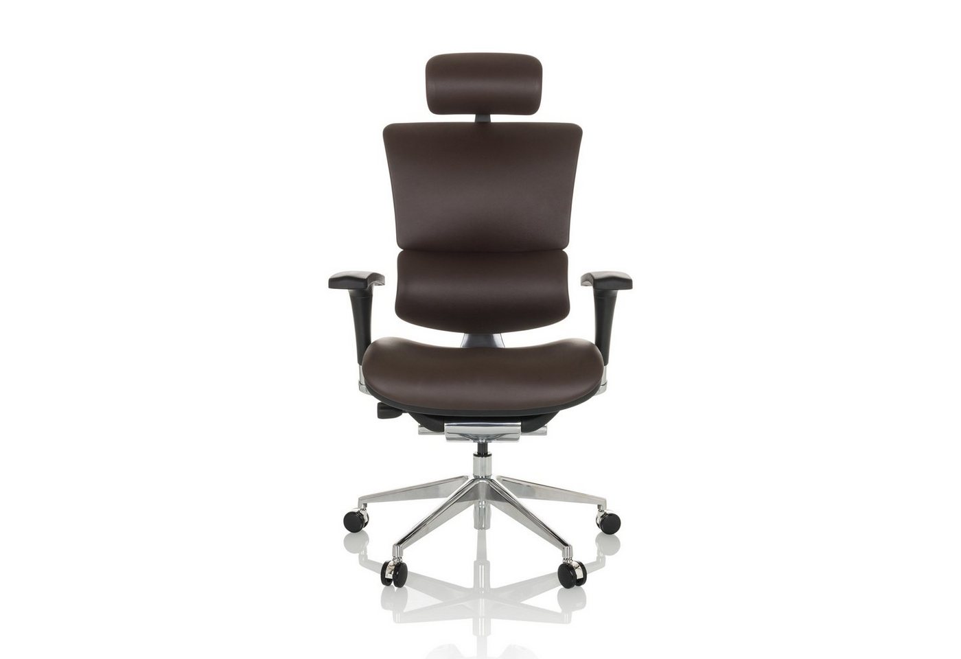 hjh OFFICE Drehstuhl Luxus Chefsessel ERGO-U2 L Leder (1 St), Bürostuhl ergonomisch von hjh OFFICE