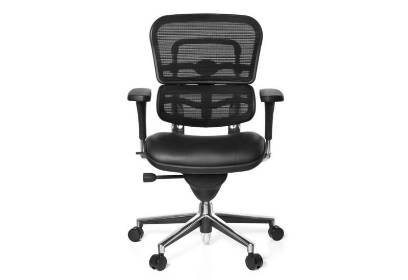 hjh OFFICE Drehstuhl Luxus Chefsessel ERGOHUMAN BASE Leder (1 St), Bürostuhl ergonomisch von hjh OFFICE