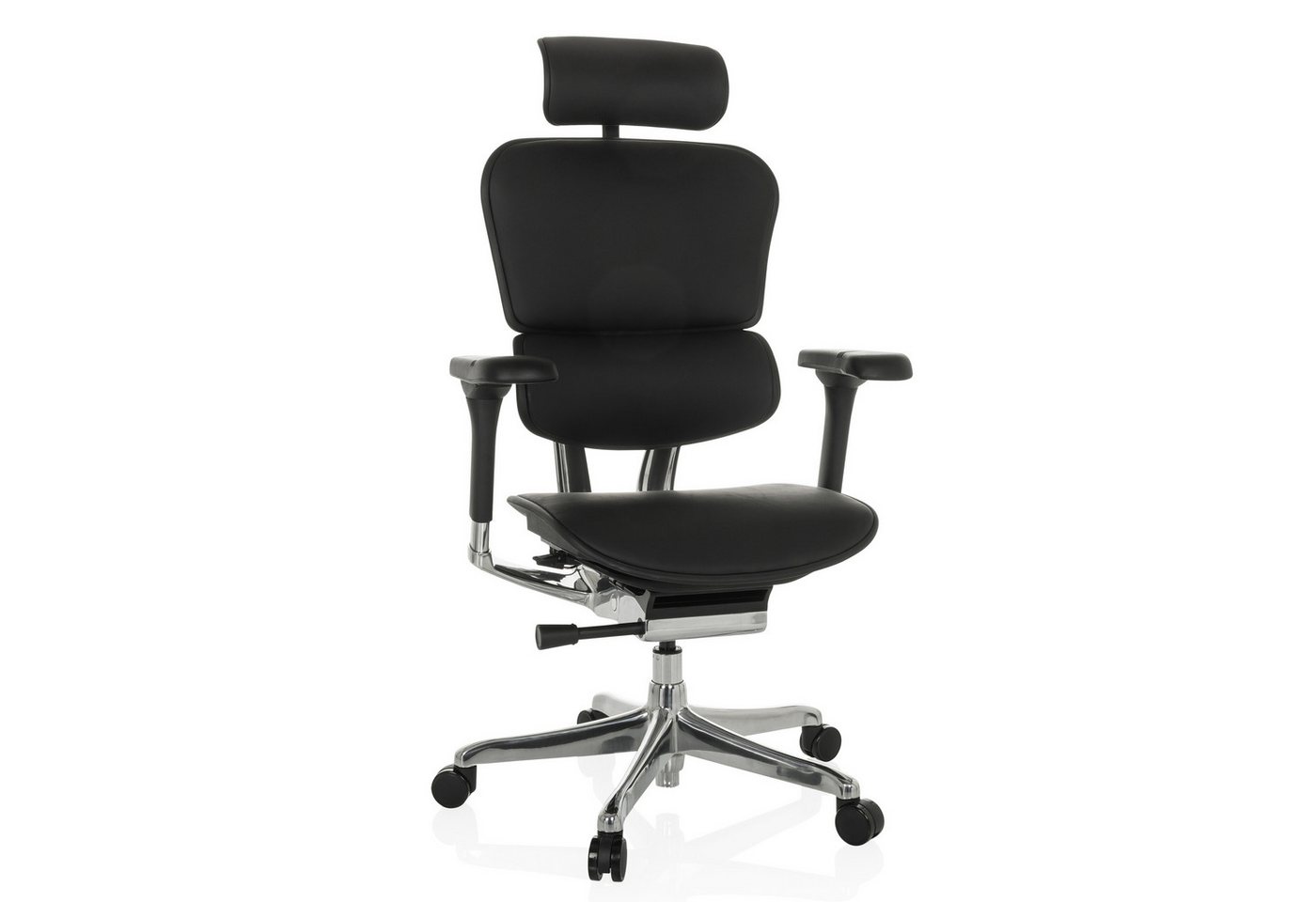 hjh OFFICE Drehstuhl Luxus Chefsessel ERGOHUMAN GEN2 Leder (1 St), Profi Bürostuhl Schreibtischstuhl ergonomisch von hjh OFFICE