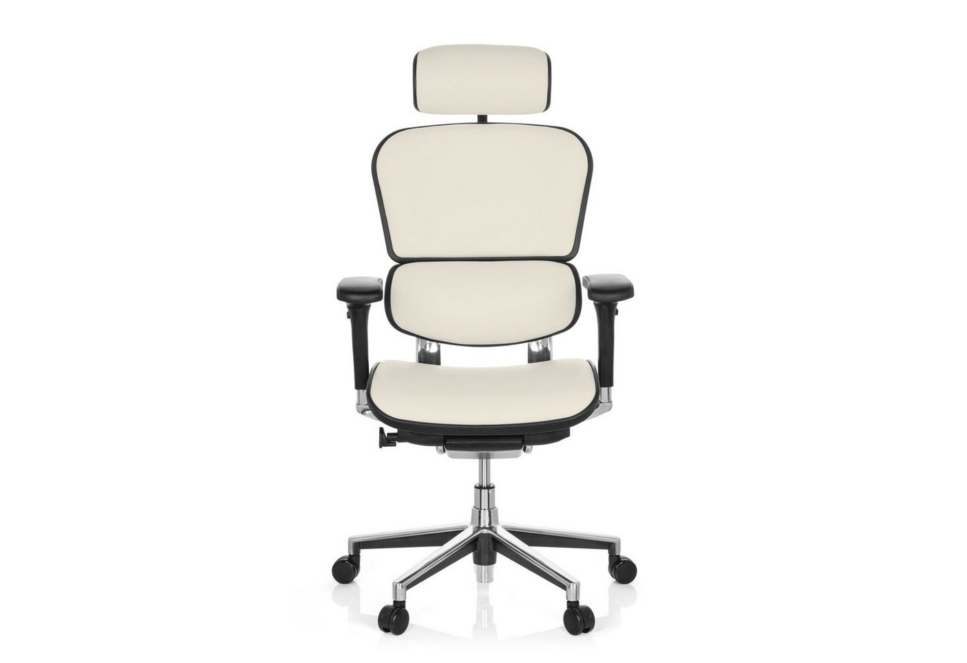 hjh OFFICE Drehstuhl Luxus Chefsessel ERGOHUMAN Leder (1 St), Bürostuhl ergonomisch von hjh OFFICE