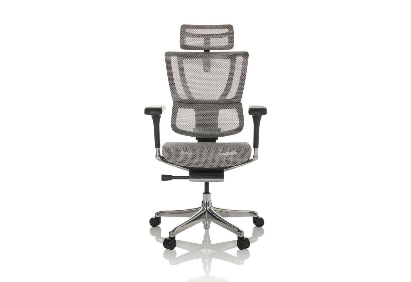 hjh OFFICE Drehstuhl Luxus Chefsessel ERGOHUMAN SLIM I Netzstoff (1 St), Bürostuhl ergonomisch von hjh OFFICE