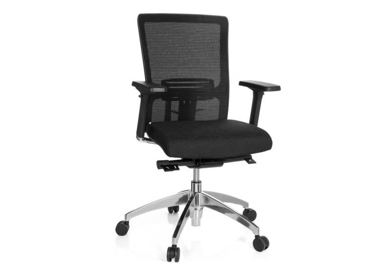 hjh OFFICE Drehstuhl Profi Bürostuhl ASTRA BASE Stoff (1 St), Ergonomischer Chefsessel, Schreibtischstuhl höhenverstellbar von hjh OFFICE