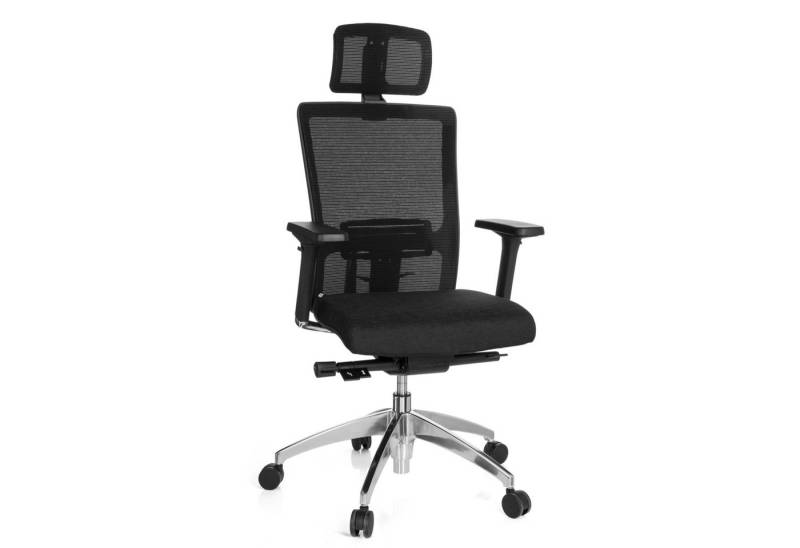 hjh OFFICE Drehstuhl Profi Bürostuhl ASTRA LUX Stoff/Netzstoff (1 St), Ergonomischer Chefsessel, Schreibtischstuhl höhenverstellbar von hjh OFFICE