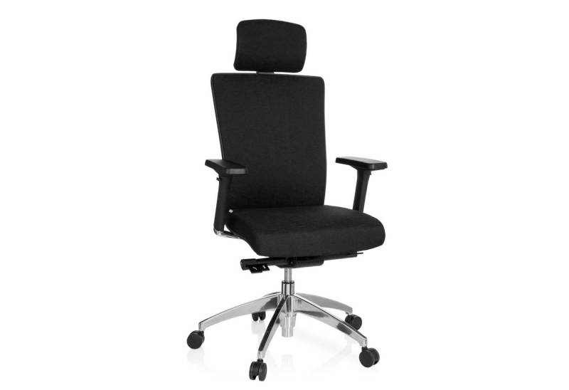 hjh OFFICE Drehstuhl Profi Bürostuhl ASTRA LUX Stoff (1 St), Ergonomischer Chefsessel, Schreibtischstuhl höhenverstellbar von hjh OFFICE