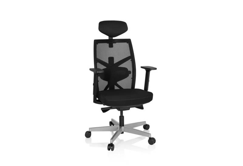 hjh OFFICE Drehstuhl Profi Bürostuhl BELLAC Stoff/Netzstoff (1 St), Ergonomischer Chefsessel, Schreibtischstuhl höhenverstellbar von hjh OFFICE