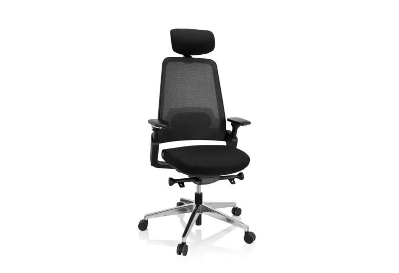hjh OFFICE Drehstuhl Profi Bürostuhl BRACIO Stoff/Netzstoff (1 St), Ergonomischer Chefsessel, Schreibtischstuhl höhenverstellbar von hjh OFFICE