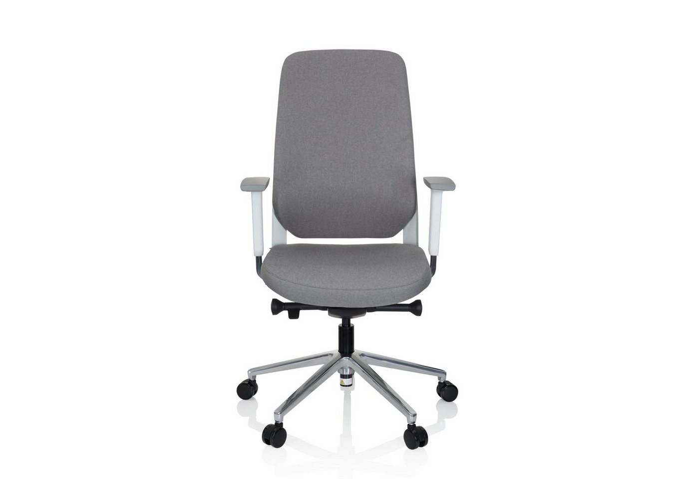 hjh OFFICE Drehstuhl Profi Bürostuhl CHIARO T4 WHITE Stoff (1 St), Schreibtischstuhl ergonomisch von hjh OFFICE