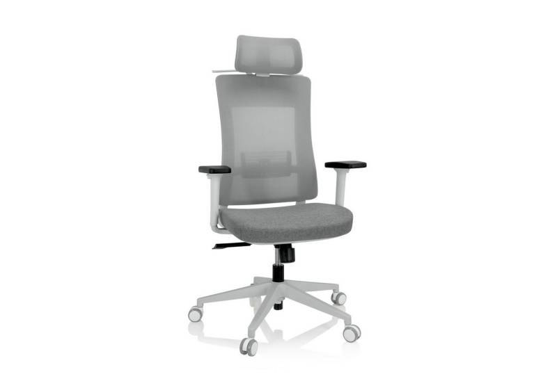 hjh OFFICE Drehstuhl Profi Bürostuhl COMFIO WMH Stoff/Netzstoff (1 St), Ergonomischer Chefsessel, Schreibtischstuhl höhenverstellbar von hjh OFFICE