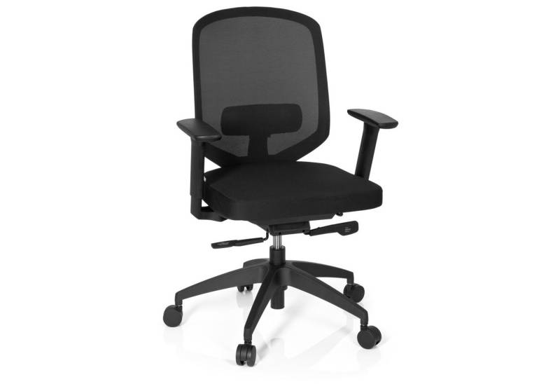 hjh OFFICE Drehstuhl Profi Bürostuhl DELIGHT PRO Stoff/Netzstoff (1 St), Ergonomischer Chefsessel, Schreibtischstuhl höhenverstellbar von hjh OFFICE