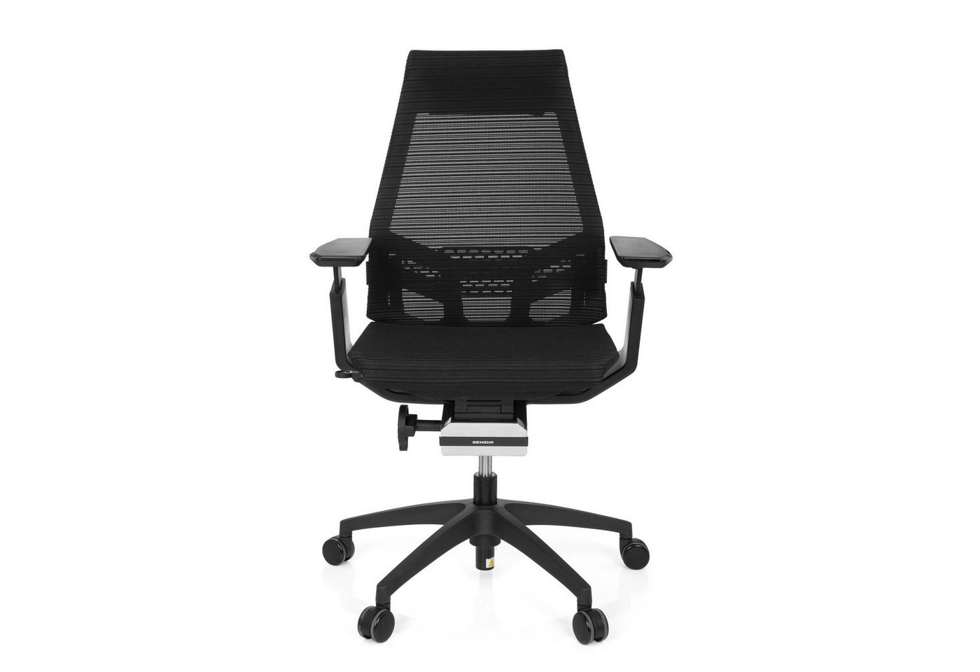 hjh OFFICE Drehstuhl Profi Bürostuhl GENIDIA SMART BLACK Netzstoff (1 St), Schreibtischstuhl ergonomisch von hjh OFFICE
