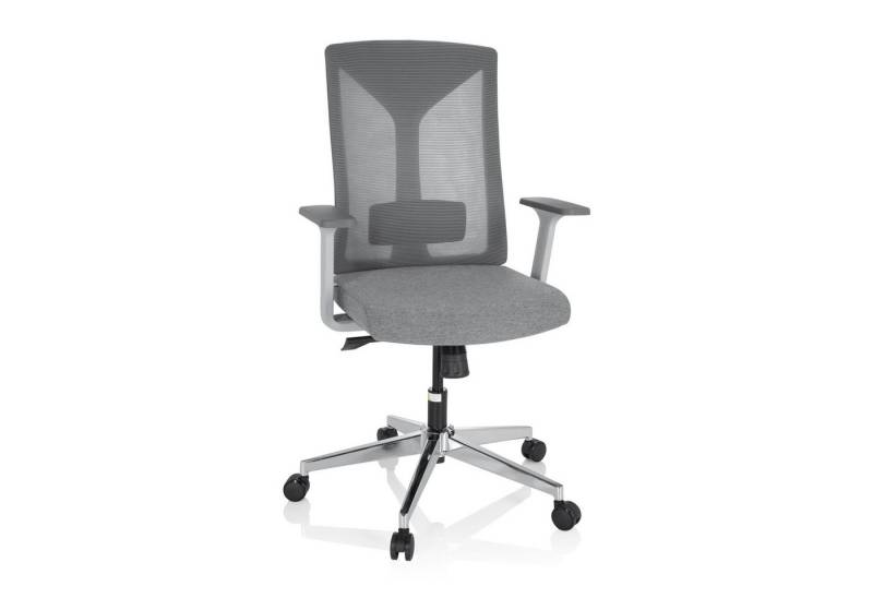 hjh OFFICE Drehstuhl Profi Bürostuhl HALIFAX Stoff/Netzstoff (1 St), Ergonomischer Chefsessel, Schreibtischstuhl höhenverstellbar von hjh OFFICE