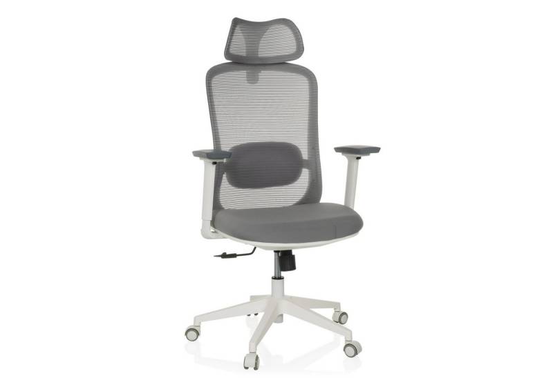 hjh OFFICE Drehstuhl Profi Bürostuhl MIKEO G Stoff/Netzstoff (1 St), Ergonomischer Chefsessel, Schreibtischstuhl höhenverstellbar von hjh OFFICE