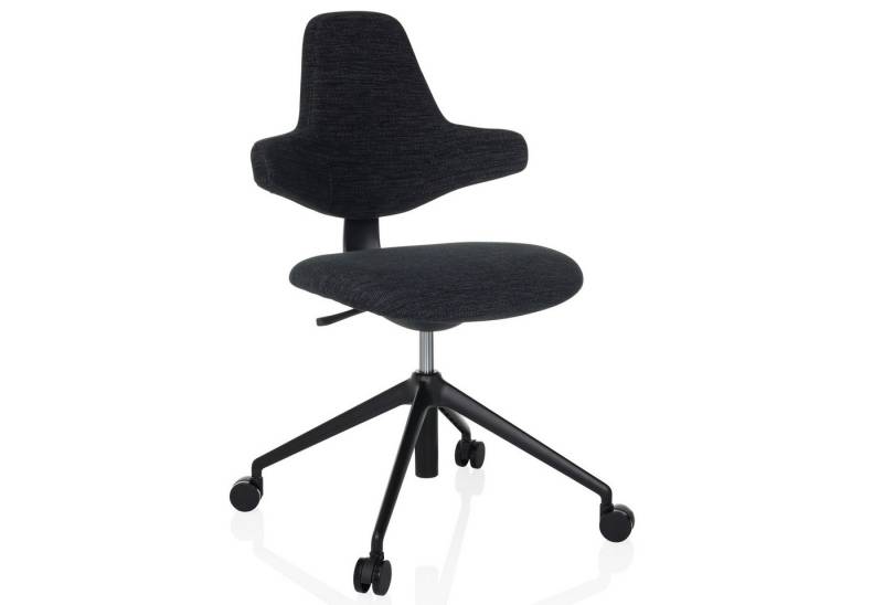 hjh OFFICE Drehstuhl Profi Bürostuhl PALIANO Stoff ohne Armlehnen (1 St), Ergonomischer Chefsessel, Schreibtischstuhl höhenverstellbar von hjh OFFICE