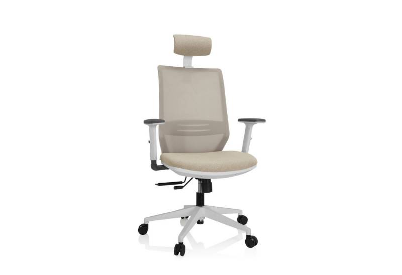 hjh OFFICE Drehstuhl Profi Bürostuhl PROFONDO PRO W Stoff/Netzstoff (1 St), Ergonomischer Chefsessel, Schreibtischstuhl höhenverstellbar von hjh OFFICE