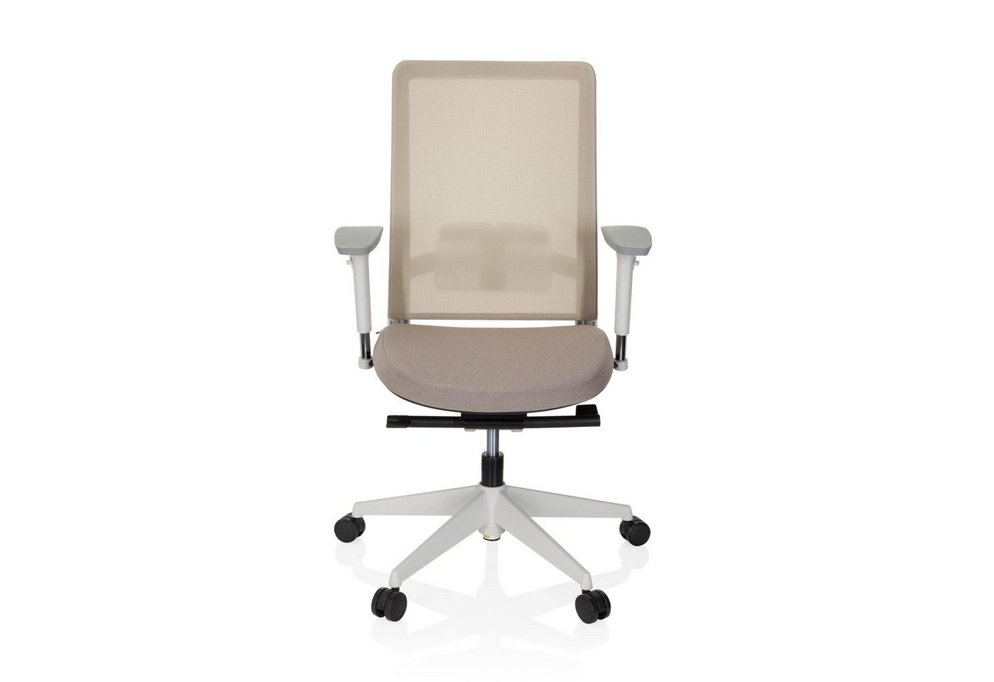 hjh OFFICE Drehstuhl Profi Bürostuhl PURE WHITE Stoff/Netzstoff (1 St), Schreibtischstuhl ergonomisch von hjh OFFICE