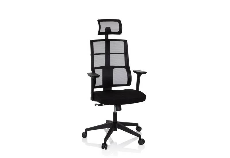 hjh OFFICE Drehstuhl Profi Bürostuhl SPINIO PRO Stoff/Netzstoff (1 St), Ergonomischer Chefsessel, Schreibtischstuhl höhenverstellbar von hjh OFFICE