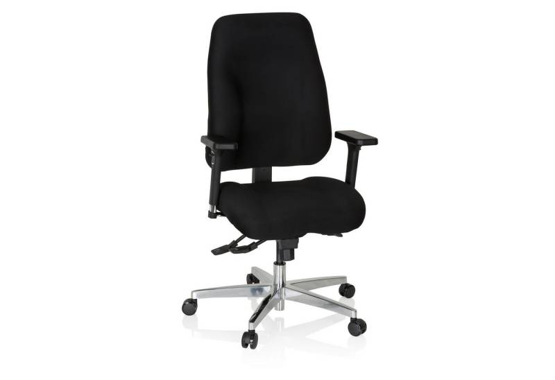 hjh OFFICE Drehstuhl Profi Bürostuhl ZENIT COMFORT Stoff (1 St), Ergonomischer Chefsessel, Schreibtischstuhl höhenverstellbar von hjh OFFICE