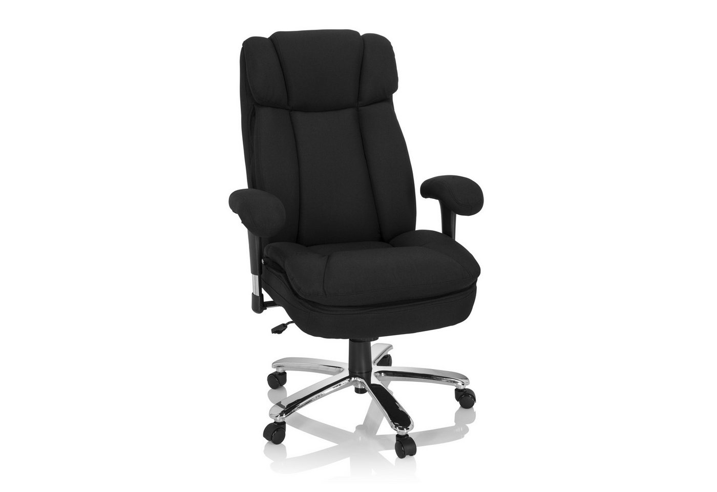 hjh OFFICE Drehstuhl XXL Drehstuhl BUILDER XXL I Stoff (1 St), XXL Chefsessel Bürostuhl ergonomisch von hjh OFFICE