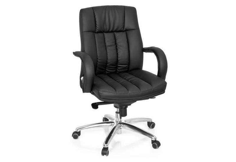 hjh OFFICE Drehstuhl XXL Drehstuhl XXL G 100 Kunstleder mit Armlehnen (1 St), XXL Chefsessel Bürostuhl ergonomisch von hjh OFFICE