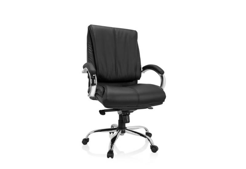hjh OFFICE Drehstuhl XXL Drehstuhl XXL H 100 Kunstleder mit Armlehnen (1 St), XXL Chefsessel Bürostuhl ergonomisch von hjh OFFICE