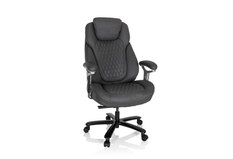 hjh OFFICE Drehstuhl XXL Drehstuhl XXL PULLMANN Kunstleder (1 St), XXL Chefsessel Bürostuhl ergonomisch von hjh OFFICE