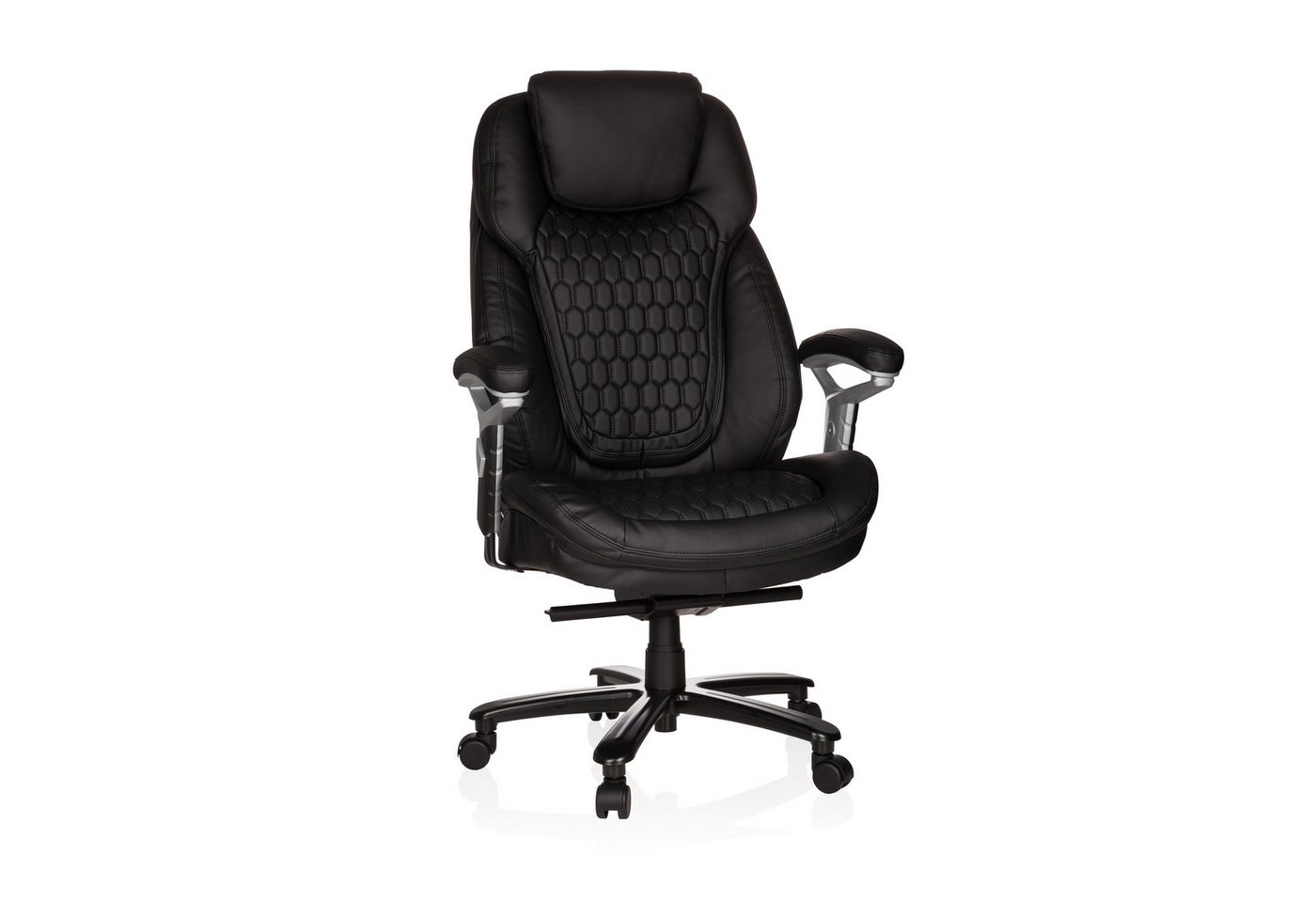 hjh OFFICE Drehstuhl XXL Drehstuhl XXL PULLMANN Kunstleder (1 St), XXL Chefsessel Bürostuhl ergonomisch von hjh OFFICE