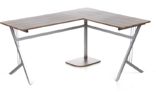 hjh OFFICE Eckschreibtisch Pollux 155x130 cm inkl. Ablagefläche/Halterung für Computer, große Arbeitsfläche, Walnuss, 673460 hjh OFFICE Eckschreibtisch Pollux 155x130 cm inkl. Ablagefläche/Halterung für Computer, große Arbeitsfläche, Walnuss, 673460 von hjh OFFICE