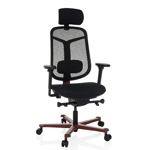 hjh OFFICE Ergonomischer Bürostuhl Bicolore HIGH Drehstuhl mit Verstellbarer Lordosenstütze, Sitz neigbar und tiefenverstellbar, Schwarz/Rot hjh OFFICE Ergonomischer Bürostuhl Bicolore HIGH Drehstuhl mit Verstellbarer Lordosenstütze, Sitz neigbar und tiefenverstellbar, Schwarz/Rot von hjh OFFICE