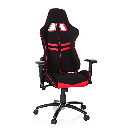 hjh OFFICE Gaming Chef-Sessel League PRO I mit Armlehnen, Sportsitz Ergonomisch, Höhenverstellbar Stuhl, 729260 von hjh OFFICE