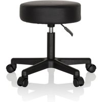 hjh OFFICE Hocker / Drehhocker OPERATOR I Kunstleder, schwarz von hjh OFFICE