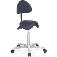 hjh OFFICE Hocker / Drehhocker TOP WORK 20 Kunstleder, blau von hjh OFFICE