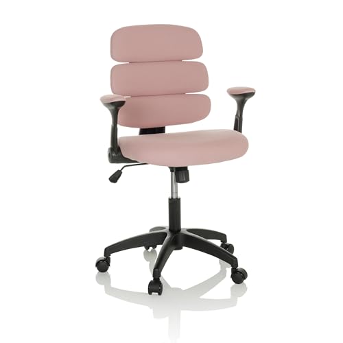 hjh OFFICE Kinderdrehstuhl Kid ERGOLINO B Drehstuhl mit ergonomischer Rückenlehne, Rosa, 736434 von hjh OFFICE
