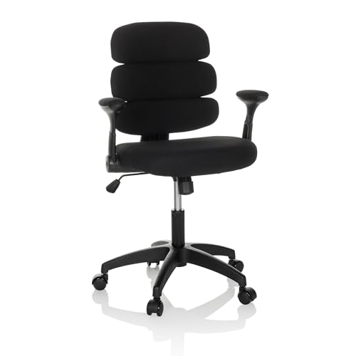 hjh OFFICE Kinderdrehstuhl Kid ERGOLINO B Drehstuhl mit ergonomischer Rückenlehne, Schwarz, 736432 von hjh OFFICE