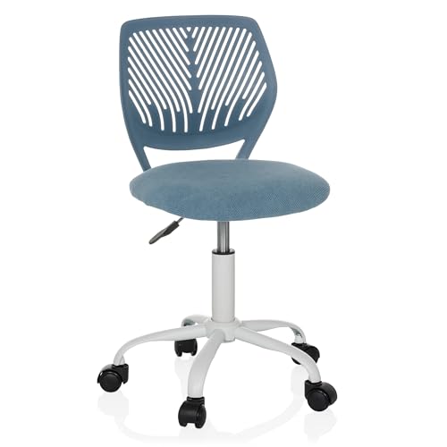 hjh OFFICE Kinderdrehstuhl ohne Armlehnen Kid QW Kinder Bürostuhl höhenverstellbar, Schreibtischstuhl mitwachsend, Blau hjh OFFICE Kinderdrehstuhl ohne Armlehnen Kid QW Kinder Bürostuhl höhenverstellbar, Schreibtischstuhl mitwachsend, Blau von hjh OFFICE