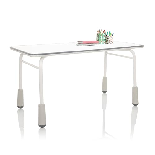 hjh OFFICE Kinderschreibtisch höhenverstellbar Kid GRO T Kinder- und Jugendschreibtisch Schülerschreibtisch 120x60 cm, Weiß/Grau 653753 hjh OFFICE Kinderschreibtisch höhenverstellbar Kid GRO T Kinder- und Jugendschreibtisch Schülerschreibtisch 120x60 cm, Weiß/Grau 653753 von hjh OFFICE