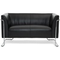 hjh OFFICE Loungesofa CURACAO Kunstleder, 2-Sitzer, schwarz hjh OFFICE Loungesofa CURACAO Kunstleder, 2-Sitzer, schwarz von hjh OFFICE