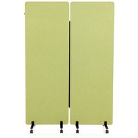 hjh OFFICE Mobiles Akustik-Trennwand-System FLEXMIUT 2er Set, grün von hjh OFFICE