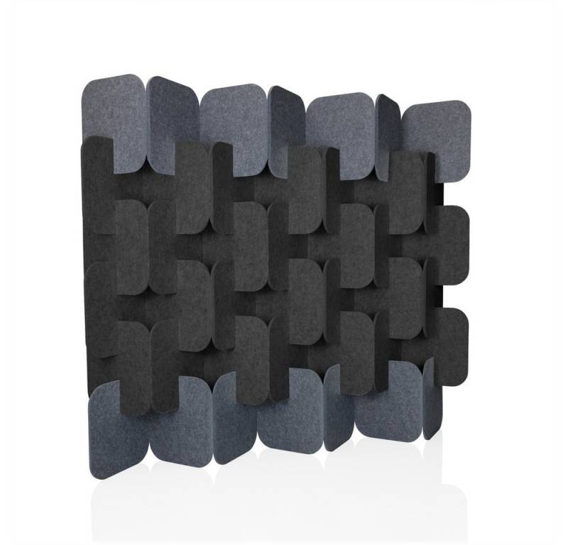 hjh OFFICE Raumteiler Trennwand FLEXMIUT PLUG Stoff, Sichtschutz mit Stecksystem, Schallschutz, Trennwand von hjh OFFICE