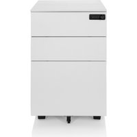 hjh OFFICE Rollcontainer COLOR OS I Metall weiß mit Zahlenschloss hjh OFFICE Rollcontainer COLOR OS I Metall weiß mit Zahlenschloss von hjh OFFICE