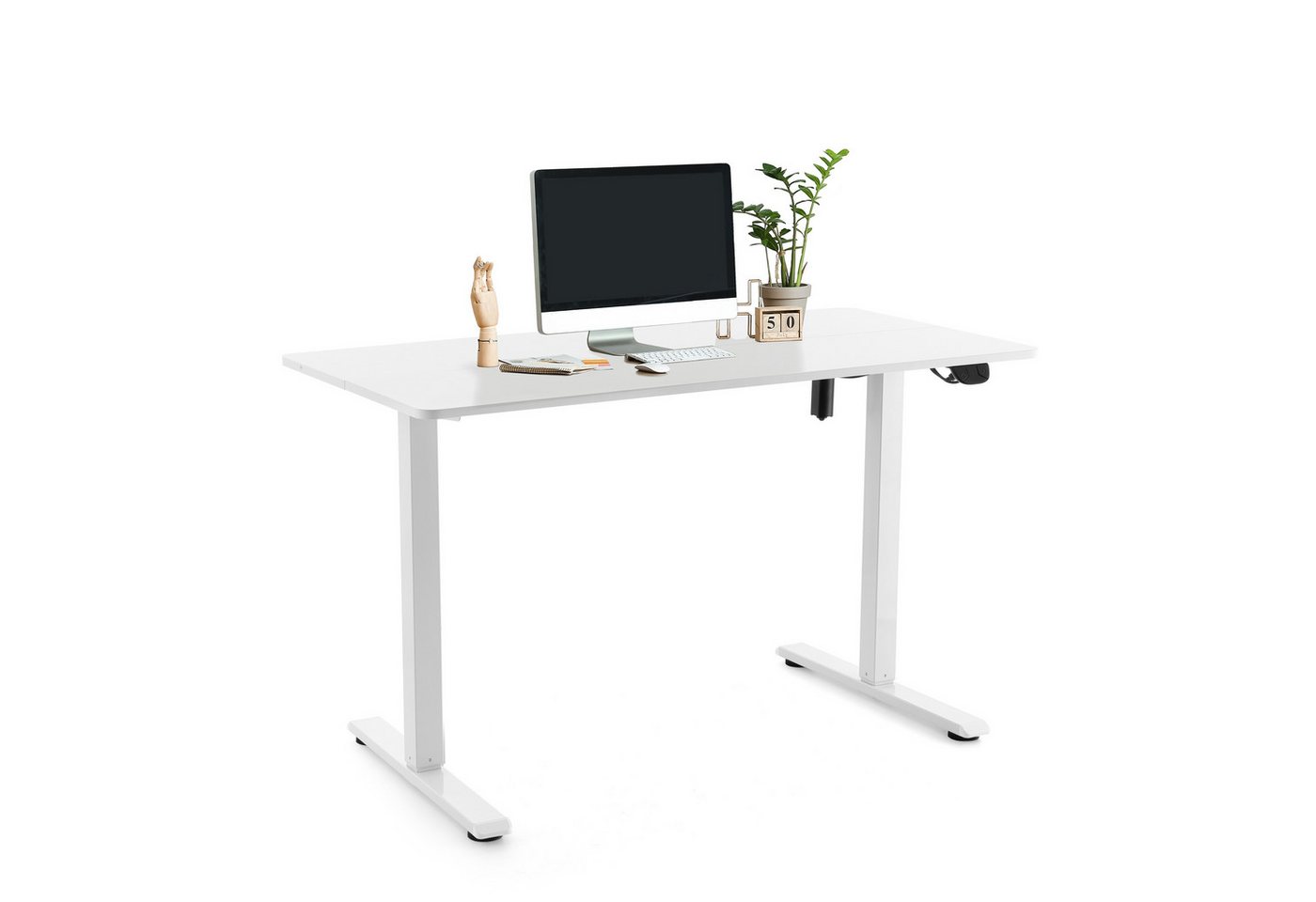 hjh OFFICE Schreibtisch Worktime Computertisch höhenverstellbar H/B/T: (1 St), Stehtisch Bürotisch Computertisch verstellbar von hjh OFFICE