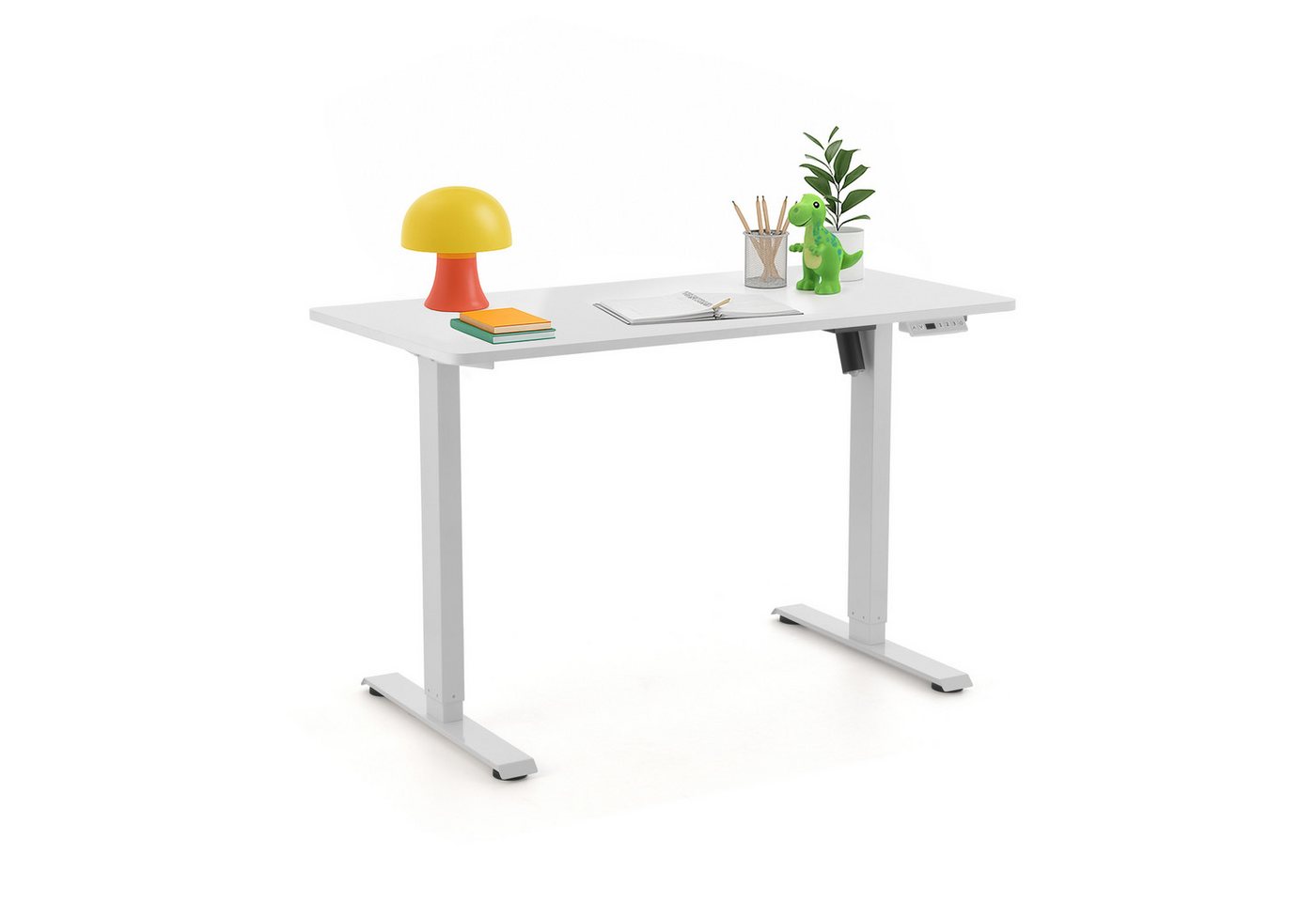 hjh OFFICE Schreibtisch Worktime Kid Computertisch höhenverstellbar H/B/T: (1 St), Stehtisch Bürotisch Computertisch verstellbar von hjh OFFICE