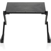 hjh OFFICE Sitz-Steh Schreibtischaufsatz VM-SA II klappbar Alu, schwarz von hjh OFFICE
