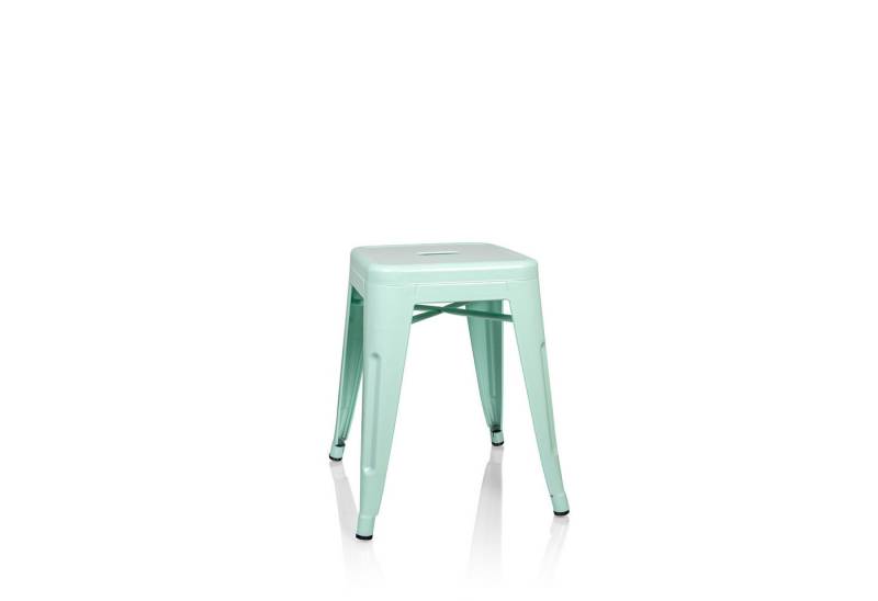 hjh OFFICE Sitzhocker Bistrohocker VANTAGGIO Metall ohne Armlehnen, Hocker im industrial Design von hjh OFFICE