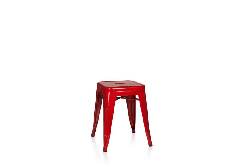 hjh OFFICE Sitzhocker Bistrohocker VANTAGGIO Metall ohne Armlehnen, Hocker im industrial Design von hjh OFFICE