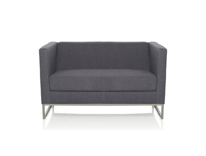 hjh OFFICE Sofa Lounge Sofa BARBADOS Stoff mit Armlehnen, 1 St, Loungesofa Couch, bequem gepolstert, grau hjh OFFICE Sofa Lounge Sofa BARBADOS Stoff mit Armlehnen, 1 St, Loungesofa Couch, bequem gepolstert, grau von hjh-OFFICE
