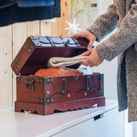 Schatztruhe Frankreich Mit Schloss, 6400 in Verschiedene Größen Schatztruhe Frankreich Mit Schloss, 6400 in Verschiedene Größen von hmfde